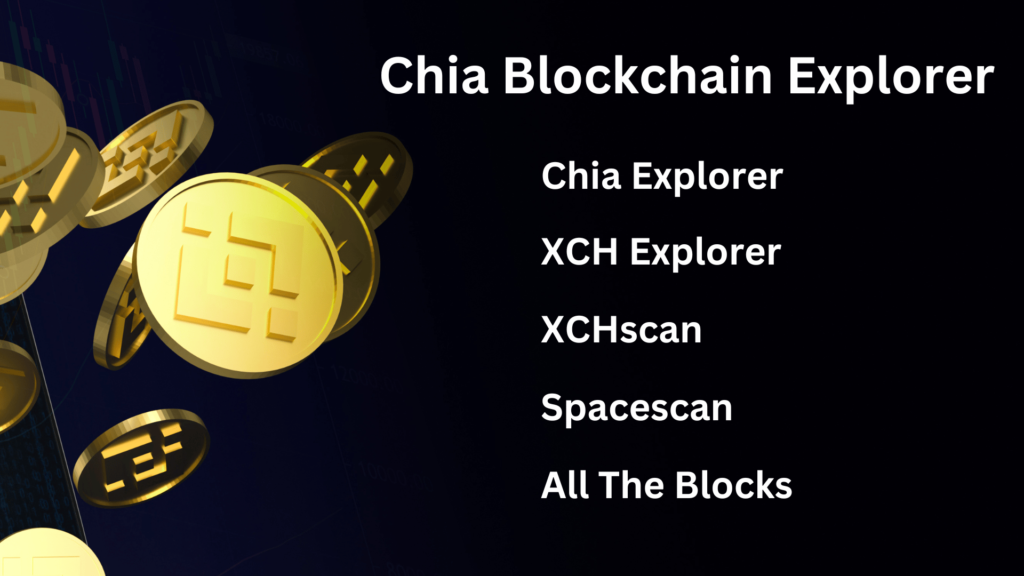Listing different Chia Blockchain Explorers